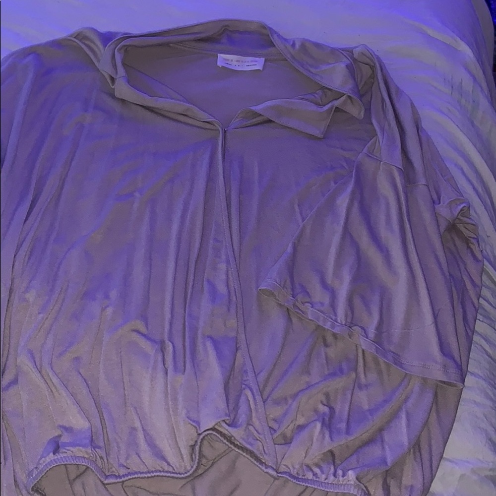 Mauve quarter sleeve blouse